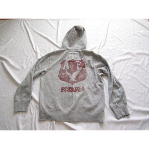 2009 Men's American Eagle Outfitters Full Zip Cotton Blend Hoodie Sz L (MJ17) - Picture 2 of 9